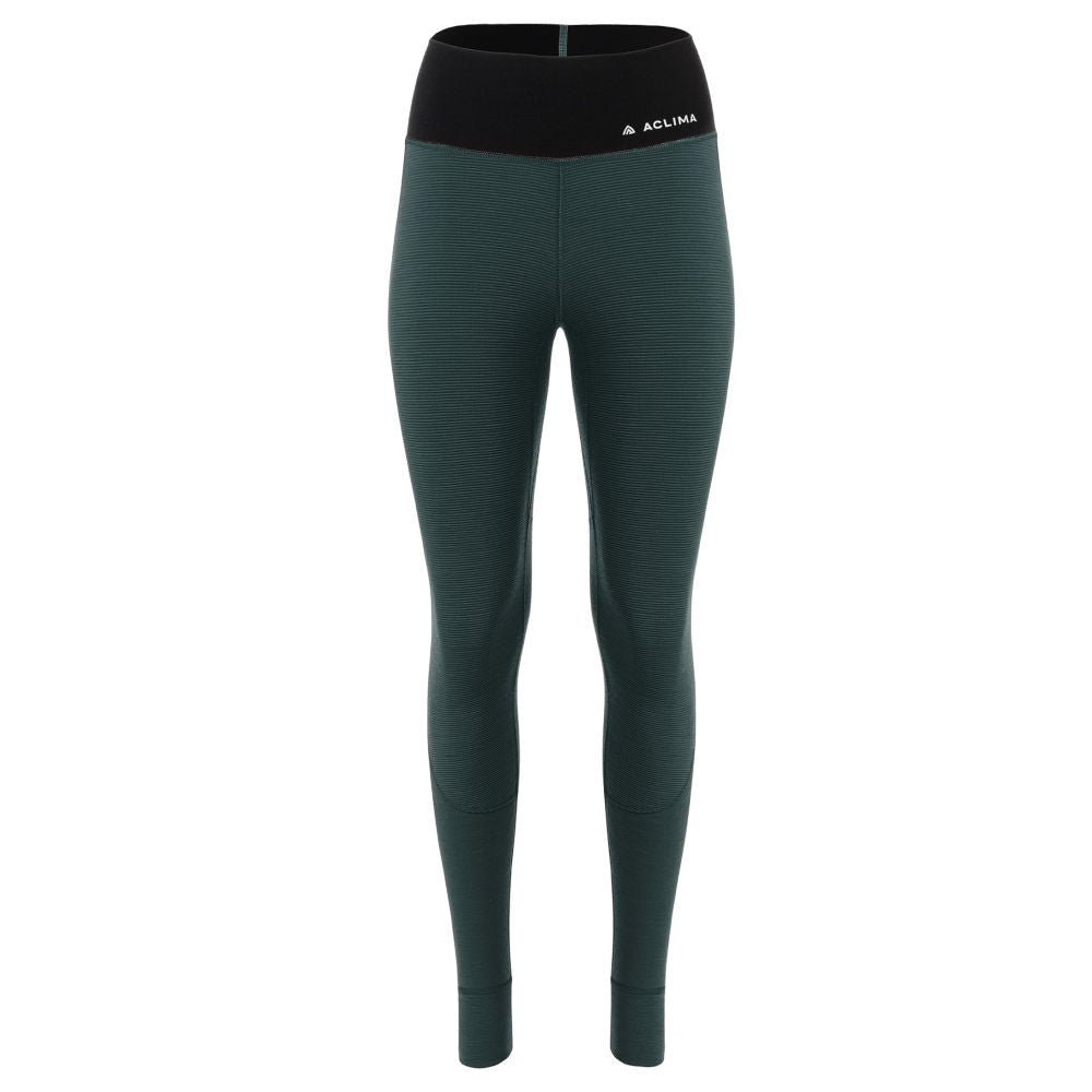 Aclima - StreamWool 400g Dame Lange Underbukser // Grøn fra Aclima - billede nr. 1 hos GrejFreak.dk