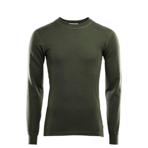 Aclima - WarmWool 200g Herre Crew Neck Uldtrøje // Olivengrøn fra Aclima - billede nr. 1 hos GrejFreak.dk