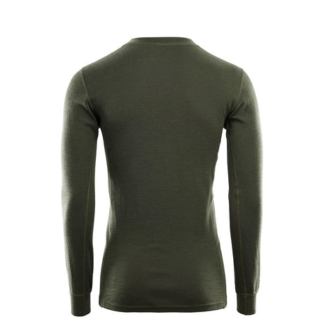 Aclima - WarmWool 200g Herre Crew Neck Uldtrøje // Olivengrøn fra Aclima - billede nr. 2 hos GrejFreak.dk