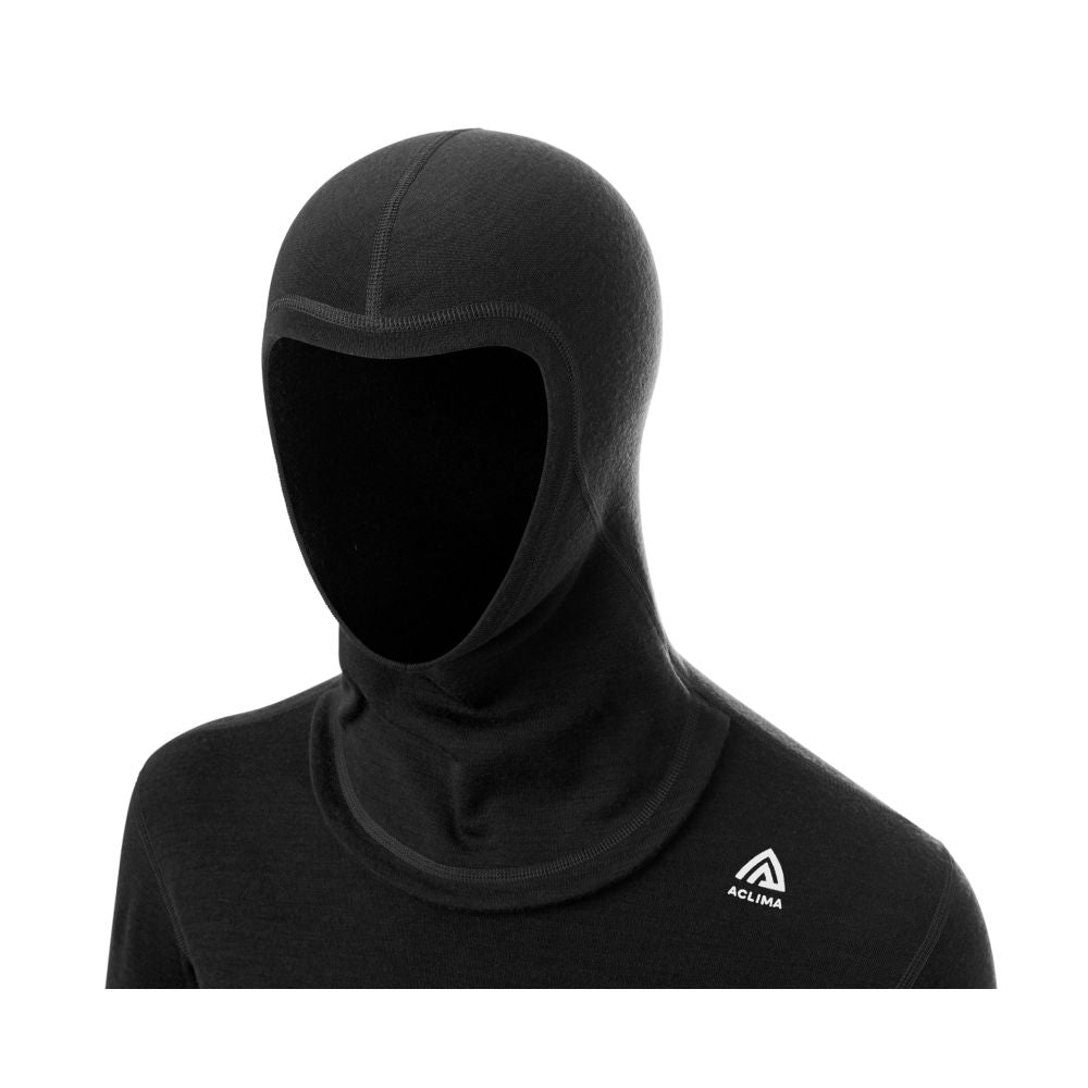 Aclima - WarmWool 200g Herre Hoodsweater V2 // Sort fra Aclima - billede nr. 4 hos GrejFreak.dk