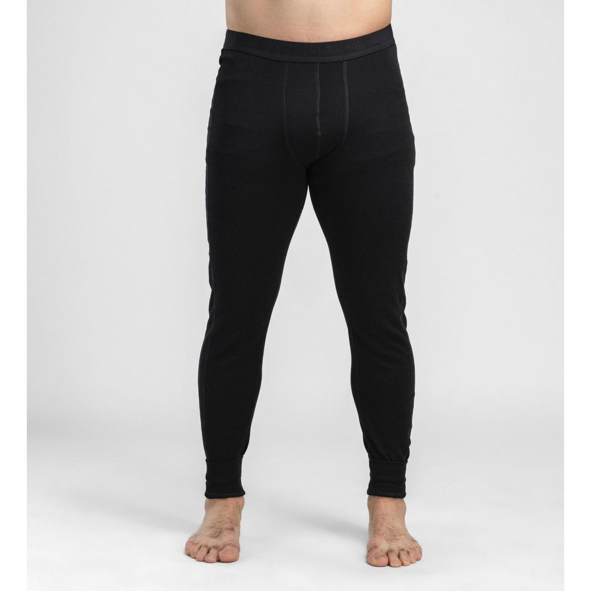 Aclima - WarmWool 200g Herre Lange Underbukser // Sort fra Aclima - billede nr. 4 hos GrejFreak.dk