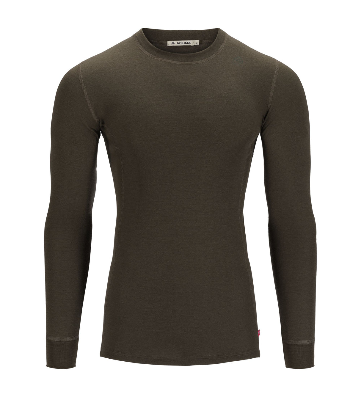 Aclima - WarmWool Crewneck Herre // Olivengrøn fra Aclima - billede nr. 1 hos GrejFreak.dk