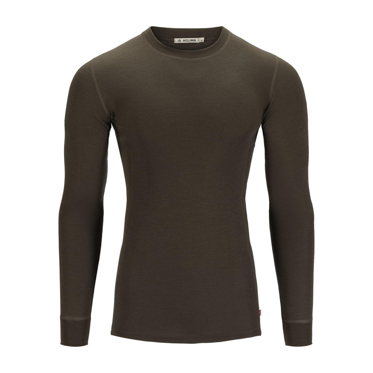 Aclima - WarmWool Crewneck Herre // Olivengrøn fra Aclima - billede nr. 1 hos GrejFreak.dk