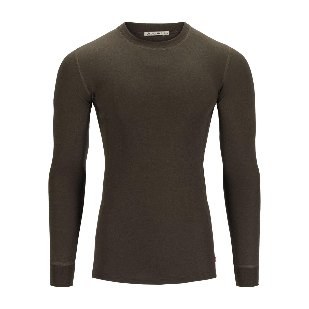 Aclima - WarmWool Crewneck Herre // Olivengrøn fra Aclima - billede nr. 1 hos GrejFreak.dk