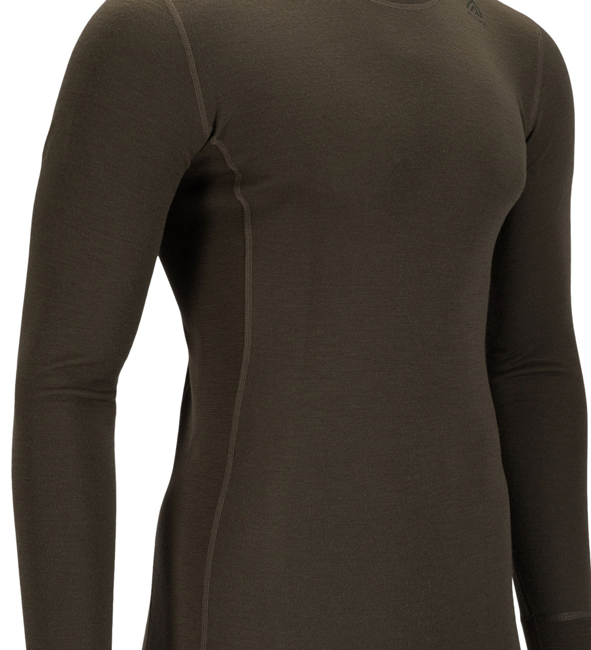Aclima - WarmWool Crewneck Herre // Olivengrøn fra Aclima - billede nr. 3 hos GrejFreak.dk