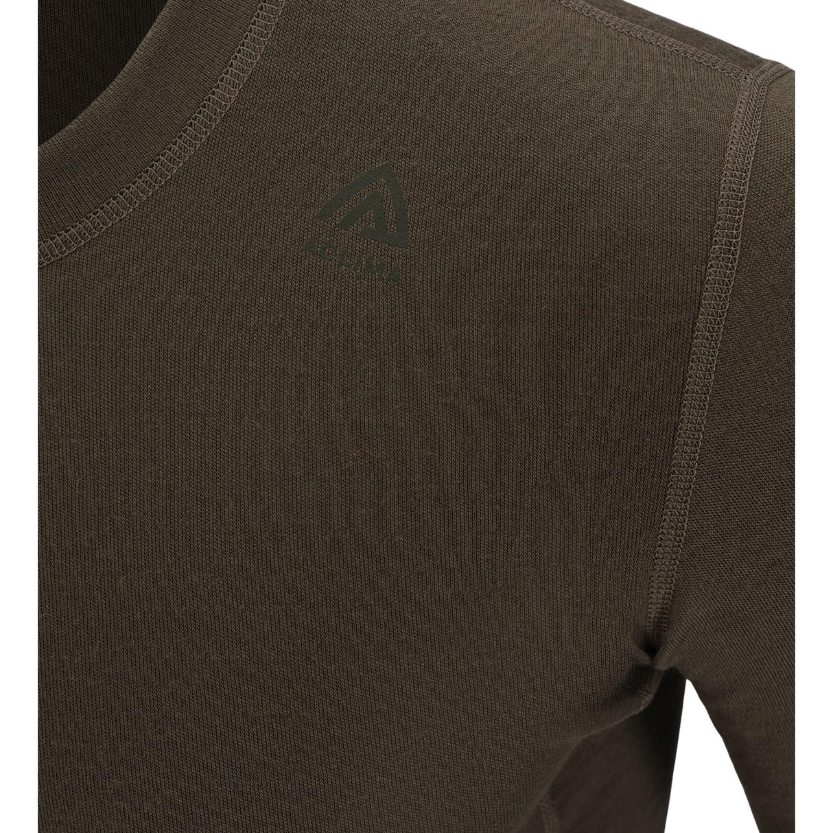 Aclima - WarmWool Crewneck Herre // Olivengrøn fra Aclima - billede nr. 4 hos GrejFreak.dk