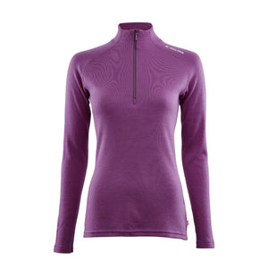 Aclima - WarmWool Dame Mock Neck m. Lynlås // Lilla fra Aclima - billede nr. 1 hos GrejFreak.dk