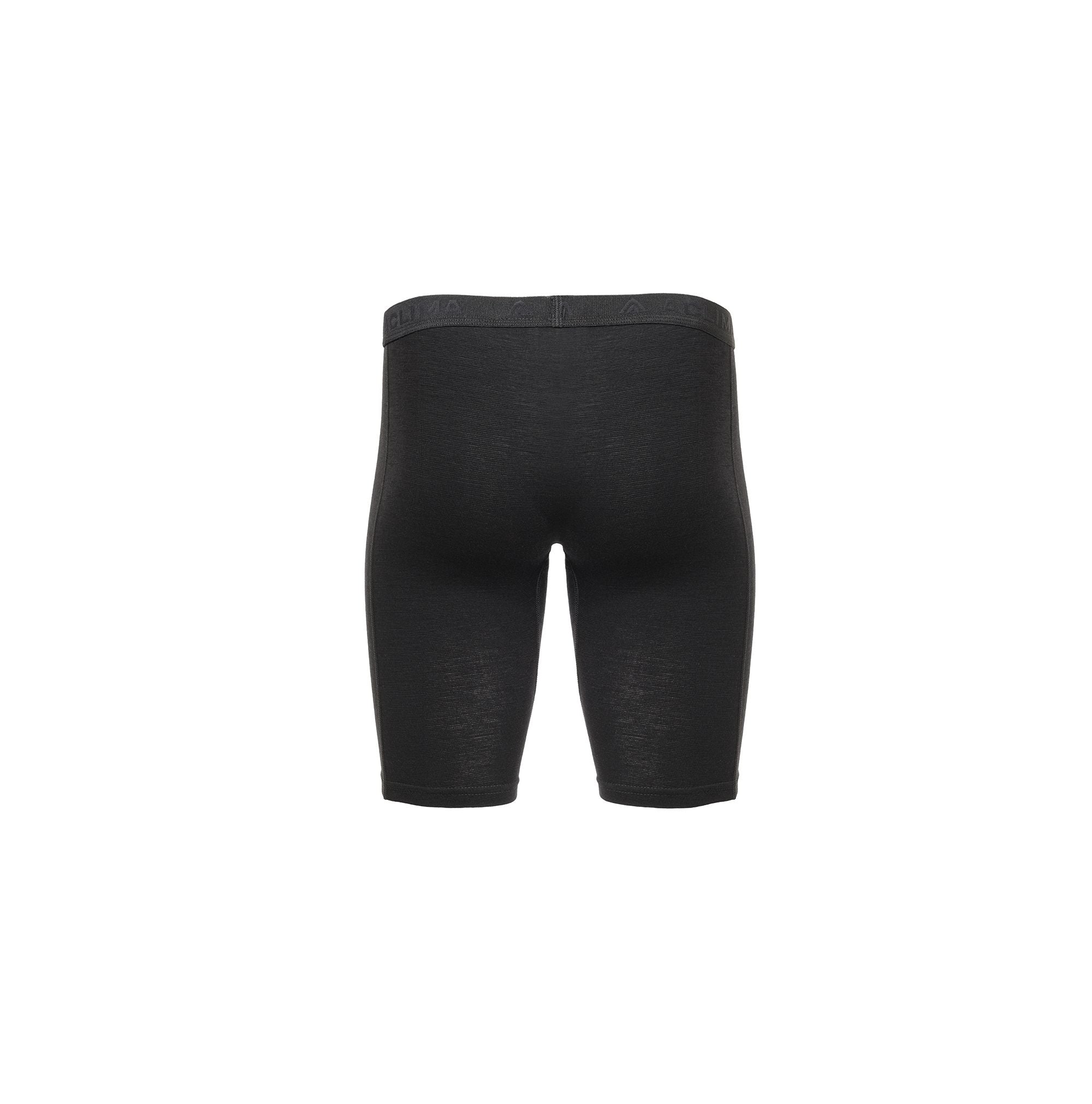 Aclima - WarmWool Lange Herre Boxershorts // Sort fra Aclima - billede nr. 1 hos GrejFreak.dk