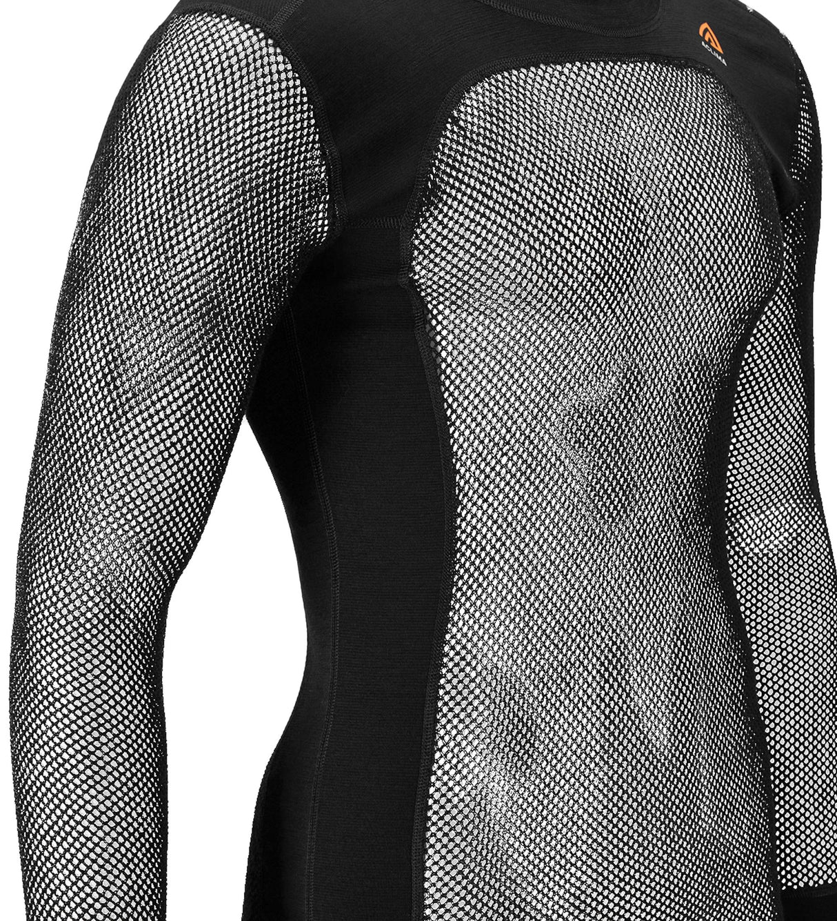 Aclima - Woolnet 120g Herre Crew Neck Uldtrøje // Sort fra Aclima - billede nr. 3 hos GrejFreak.dk