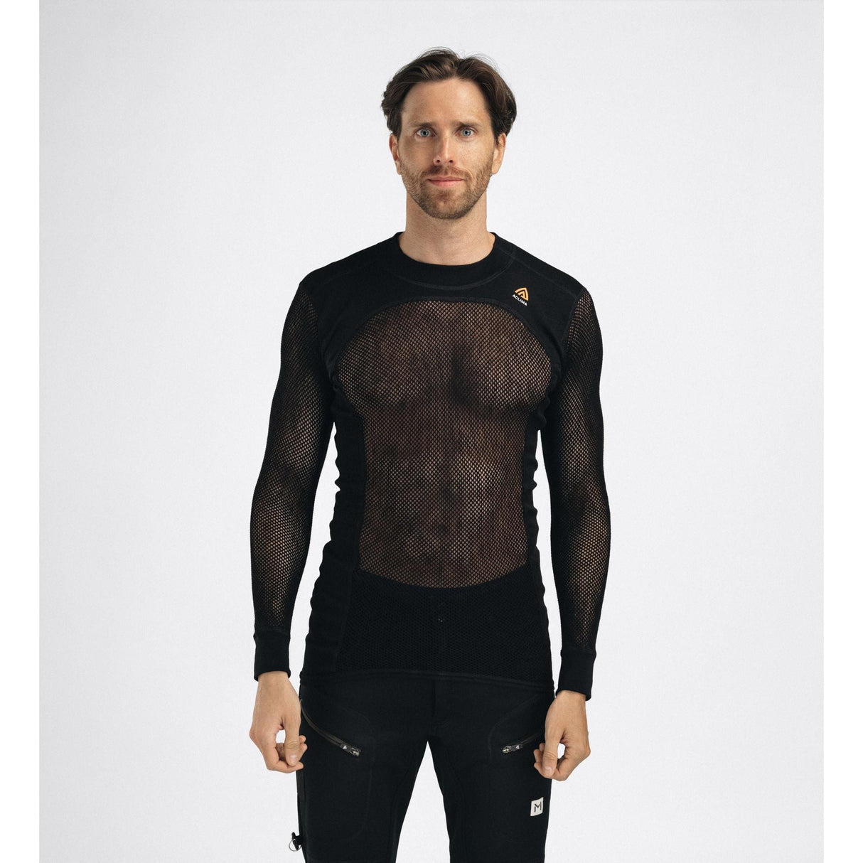 Aclima - Woolnet 120g Herre Crew Neck Uldtrøje // Sort fra Aclima - billede nr. 5 hos GrejFreak.dk