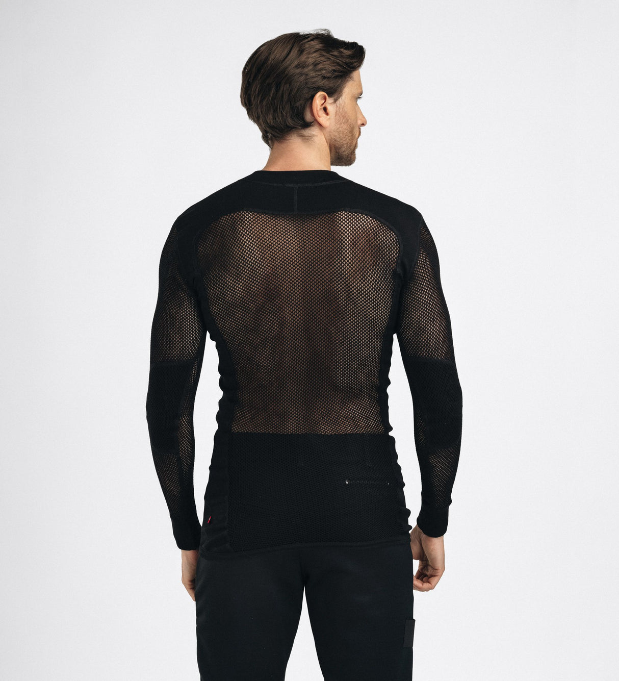 Aclima - Woolnet 120g Herre Crew Neck Uldtrøje // Sort fra Aclima - billede nr. 7 hos GrejFreak.dk