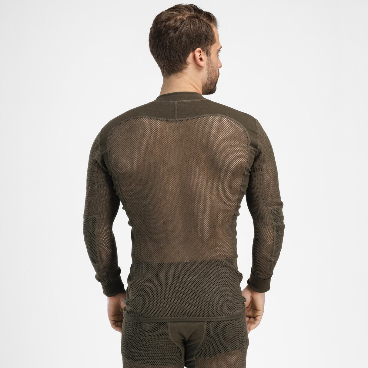 Aclima - WoolNet 120g Herre Crew Neck Uldtrøje // Tarmac fra Aclima - billede nr. 6 hos GrejFreak.dk