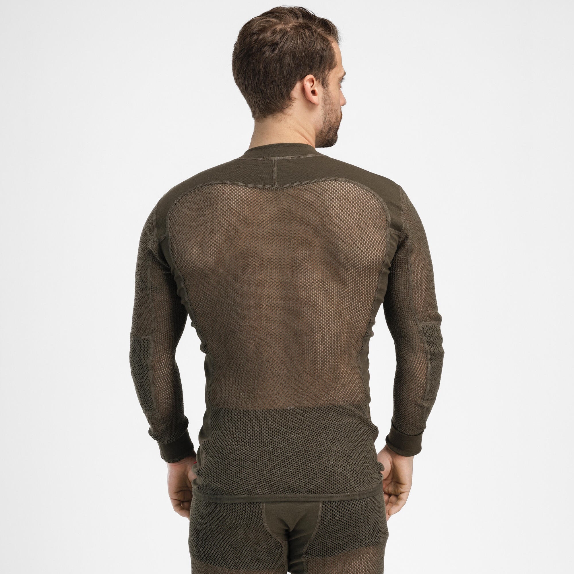 Aclima - WoolNet 120g Herre Crew Neck Uldtrøje // Tarmac fra Aclima - billede nr. 6 hos GrejFreak.dk