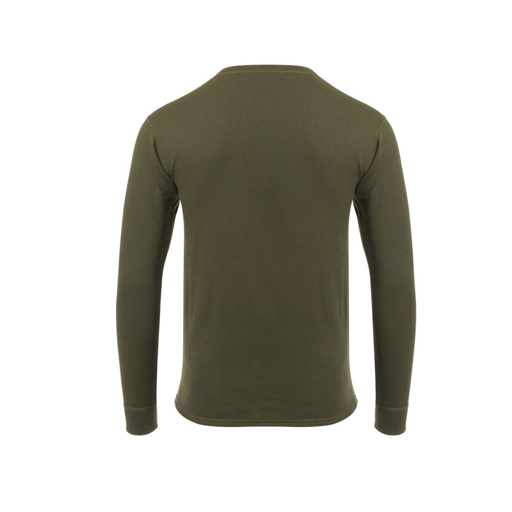 Aclima - WoolTerry 220g Herre Crew Neck // Olivengrøn fra Aclima - billede nr. 2 hos GrejFreak.dk