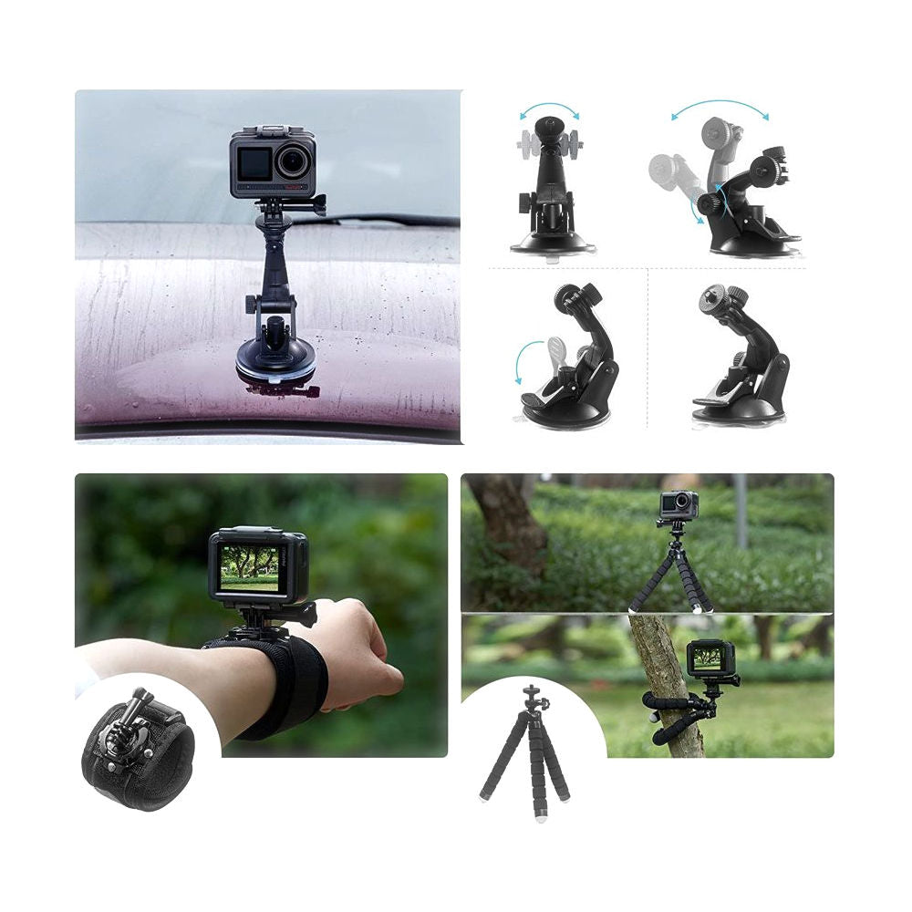 Akaso - Actionkamera Tilbehør 14 Dele fra Akaso - billede nr. 4 hos GrejFreak.dk