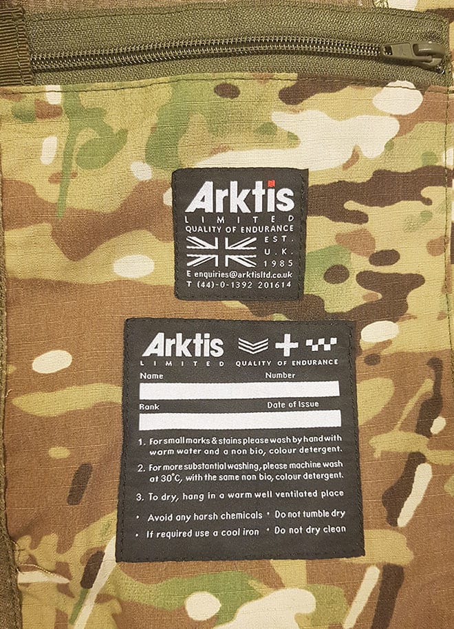 Arktis - B310 Vandtæt Smock MultiCam DK-version fra Arktis - billede nr. 6 hos GrejFreak.dk