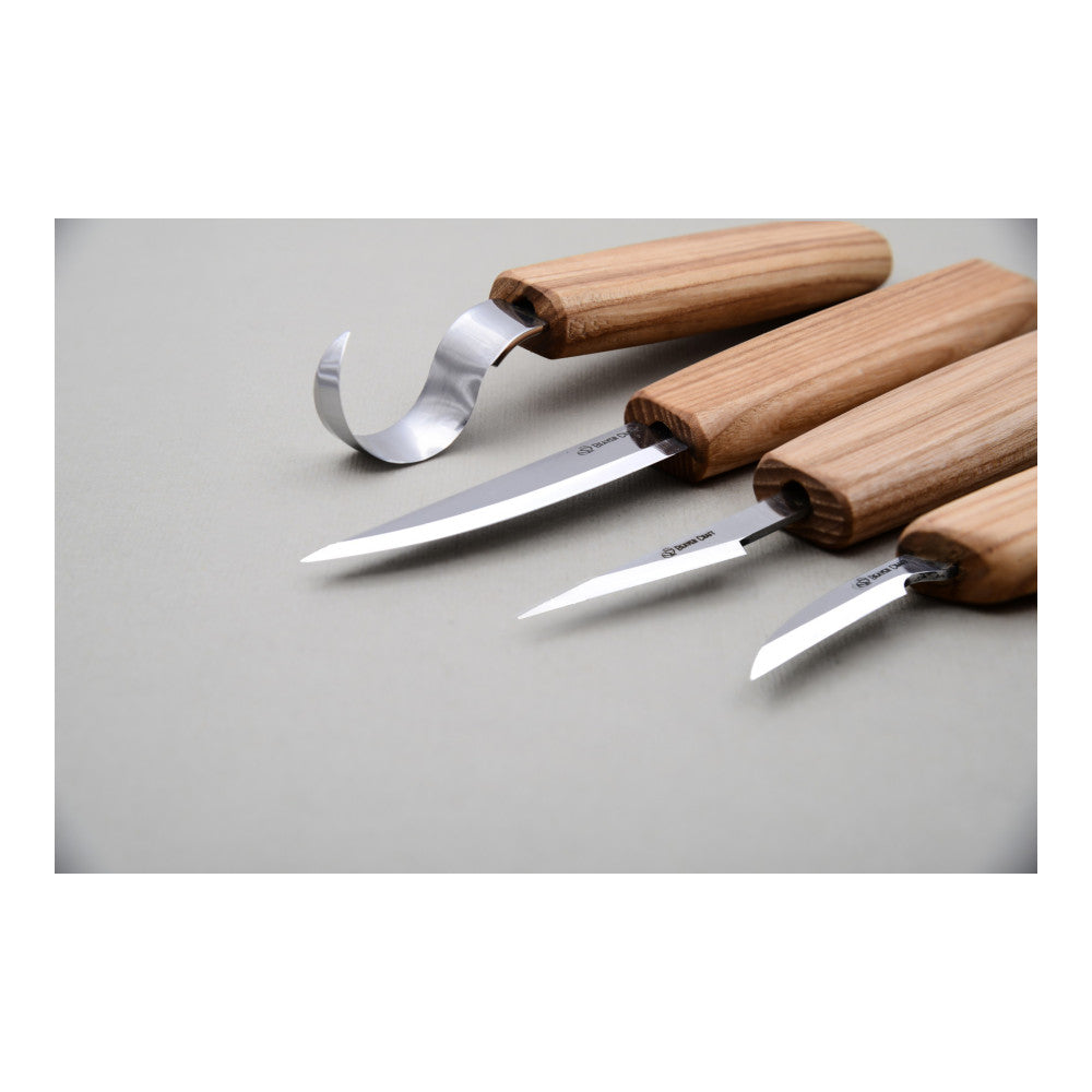 BeaverCraft - Snittekniv Sæt 4 Dele fra BeaverCraft - billede nr. 2 hos GrejFreak.dk