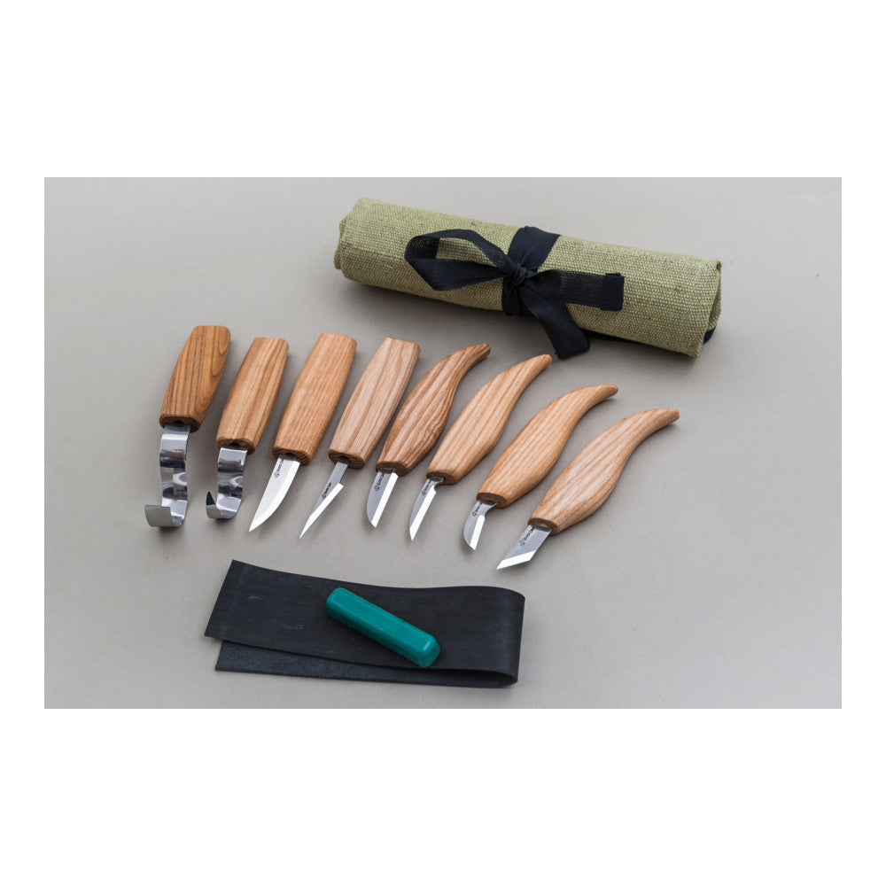 BeaverCraft - Snittekniv Sæt 8 Dele fra BeaverCraft - billede nr. 1 hos GrejFreak.dk