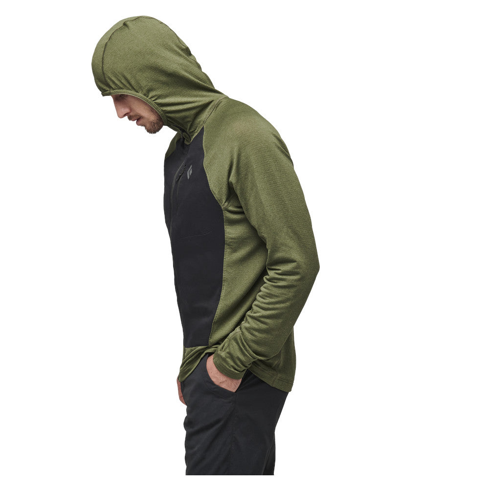 Black Diamond - Coefficient LT Hybrid Herre Hoody Grøn / Sort fra Black Diamond - billede nr. 4 hos GrejFreak.dk