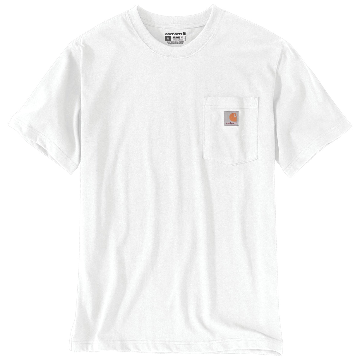 Carhartt - Dearborn Relaxed Pocket T-Shirt // Hvid fra Carhartt - billede nr. 1 hos GrejFreak.dk