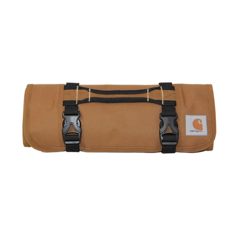 Carhartt - Rullemappe Roll Up 18 Lommer // Brun fra Carhartt - billede nr. 1 hos GrejFreak.dk