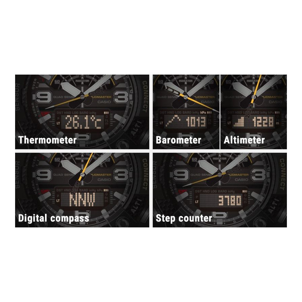 Casio - G-Shock Premium Mudmaster GG-B100-1A3ER Olivengrøn fra Casio - billede nr. 3 hos GrejFreak.dk