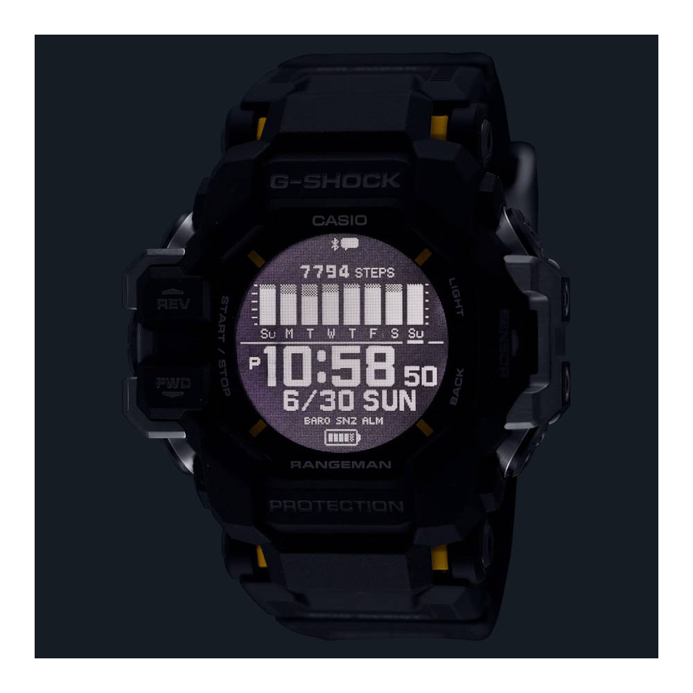 Casio - G-Shock Rangeman GPR-H1000-1 Sort fra Casio - billede nr. 3 hos GrejFreak.dk