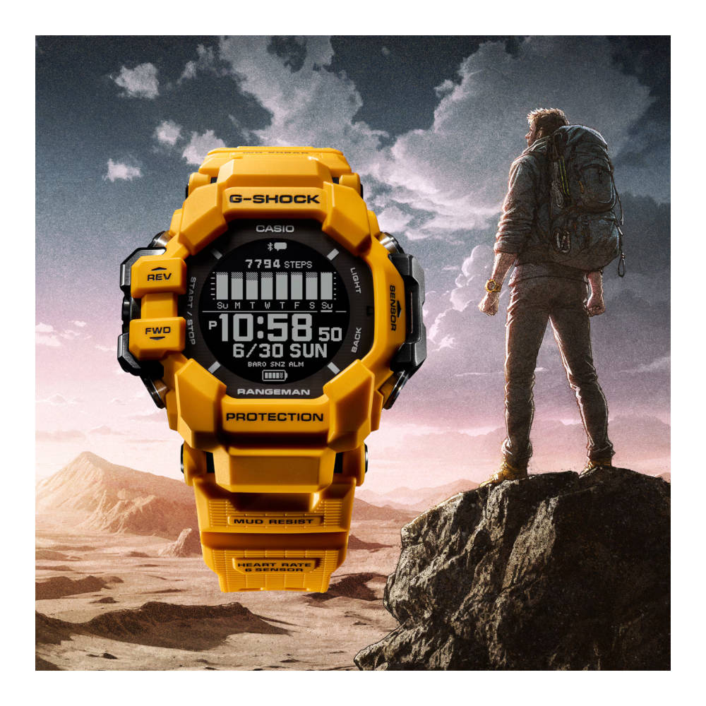 Casio - G-Shock Rangeman GPR-H1000-9 Gul fra Casio - billede nr. 9 hos GrejFreak.dk
