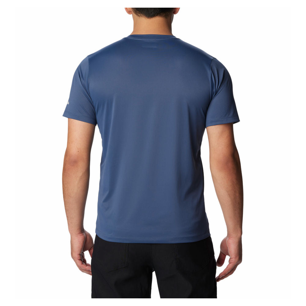 Columbia - Hike Graphic SS Herre T-shirt Blå fra Columbia - billede nr. 5 hos GrejFreak.dk