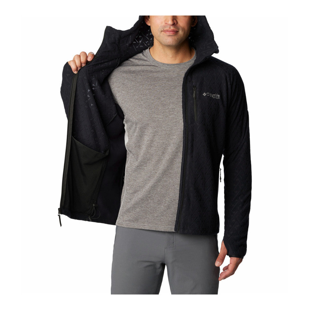 Columbia - Titan Pass 3.0 Herre Fleece m. Hætte Sort fra Columbia - billede nr. 2 hos GrejFreak.dk