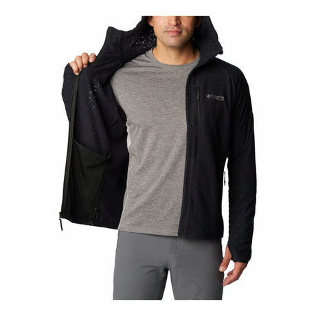 Columbia - Titan Pass 3.0 Herre Fleece m. Hætte Sort fra Columbia - billede nr. 2 hos GrejFreak.dk