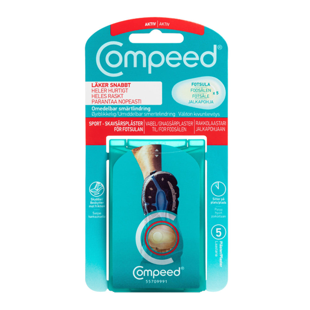 Compeed - Vabelplaster Til Fodsålen 5 stk fra Compeed - billede nr. 1 hos GrejFreak.dk