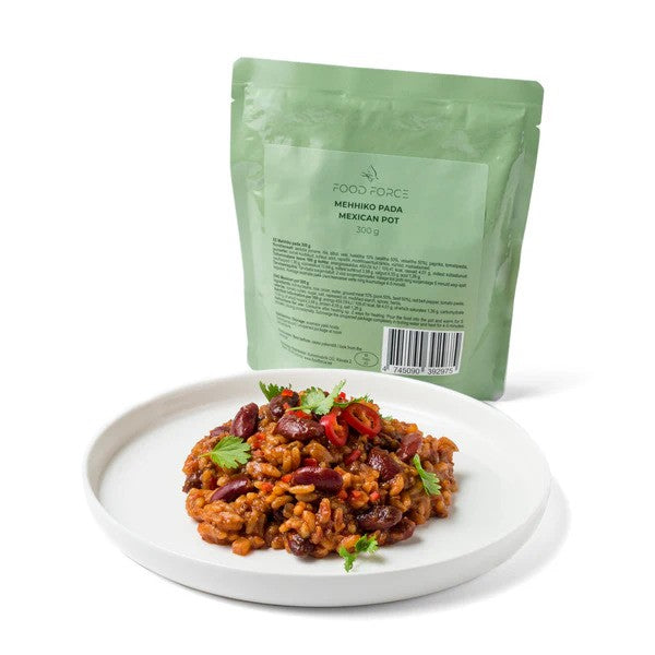 Food Force - Mexicansk Gryderet 300 g (328 kcal) fra Food Force - billede nr. 1 hos GrejFreak.dk