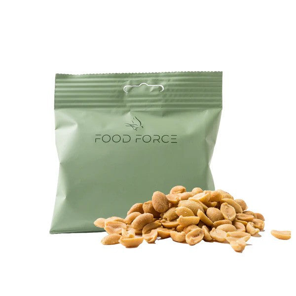 Food Force - Ristede og Saltede Peanuts 50 g (299 kcal) fra Food Force - billede nr. 1 hos GrejFreak.dk