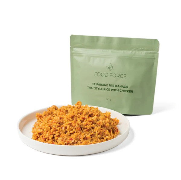 Food Force - Thailandsk Ris Med Kylling 147 g (585 kcal) fra Food Force - billede nr. 1 hos GrejFreak.dk
