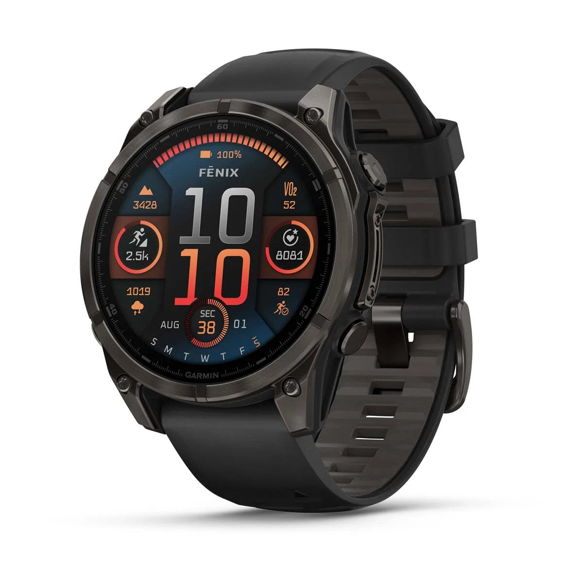 Garmin - Fenix 8 Amoled Smartwatch 47 mm Pebble Grey GPS Ur fra Garmin - billede nr. 1 hos GrejFreak.dk