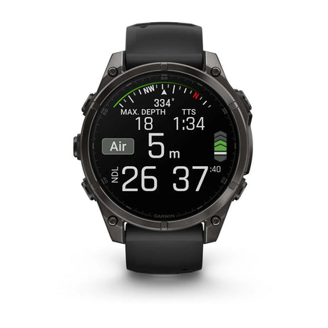 Garmin - Fenix 8 Amoled Smartwatch 47 mm Pebble Grey GPS Ur fra Garmin - billede nr. 2 hos GrejFreak.dk