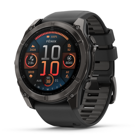 Garmin - Fenix 8 Amoled Smartwatch 51 mm Pebble Grey GPS Ur fra Garmin - billede nr. 1 hos GrejFreak.dk