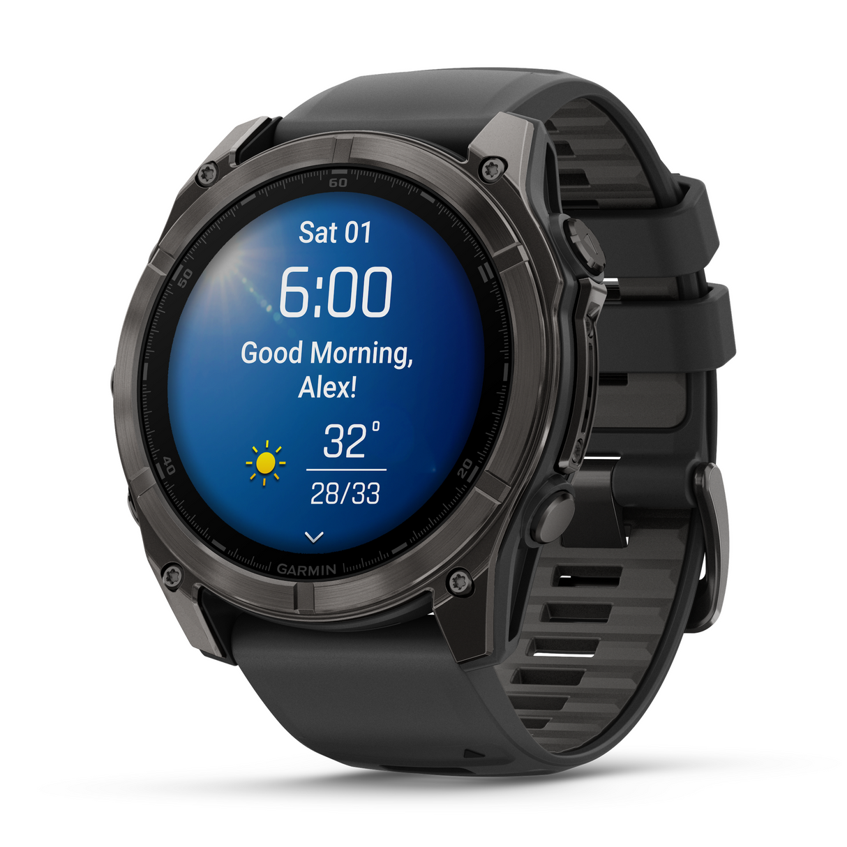Garmin - Fenix 8 Amoled Smartwatch 51 mm Pebble Grey GPS Ur fra Garmin - billede nr. 2 hos GrejFreak.dk