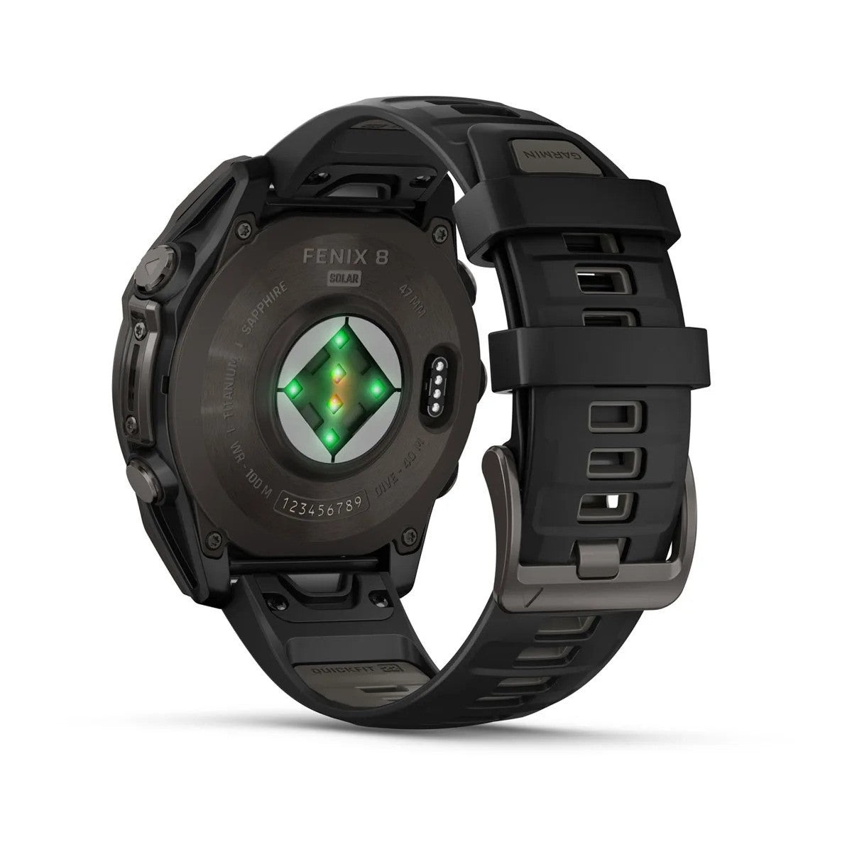 Garmin - Fenix 8 Sapphire Solar 47 mm Pebble Grey GPS Ur fra Garmin - billede nr. 10 hos GrejFreak.dk