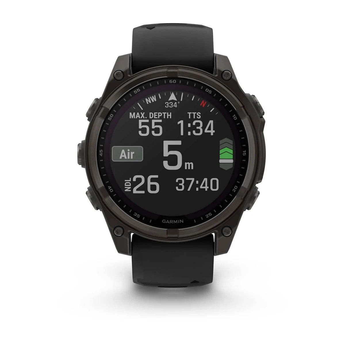 Garmin - Fenix 8 Sapphire Solar 47 mm Pebble Grey GPS Ur fra Garmin - billede nr. 2 hos GrejFreak.dk
