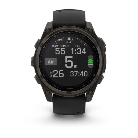 Garmin - Fenix 8 Sapphire Solar 47 mm Pebble Grey GPS Ur fra Garmin - billede nr. 2 hos GrejFreak.dk