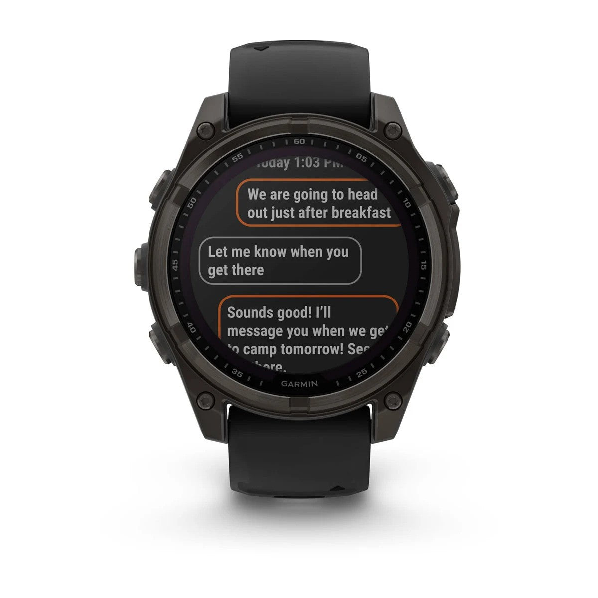 Garmin - Fenix 8 Sapphire Solar 47 mm Pebble Grey GPS Ur fra Garmin - billede nr. 4 hos GrejFreak.dk