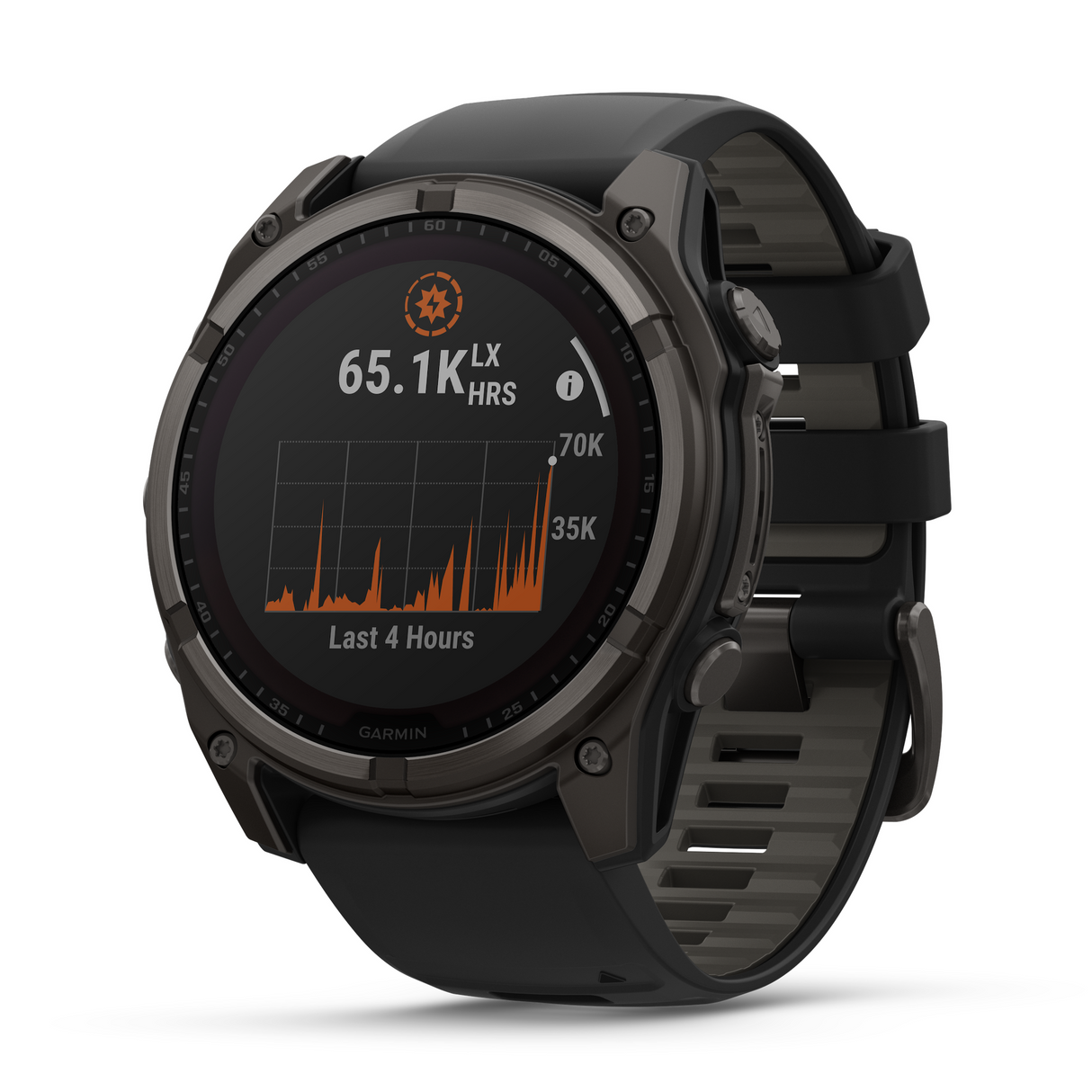 Garmin - Fenix 8 Sapphire Solar 51 mm Pebble Grey GPS Ur fra Garmin - billede nr. 2 hos GrejFreak.dk