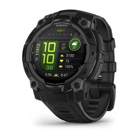 Garmin - Instinct 3 Amoled 45 mm Smartwatch // Sort fra Garmin - billede nr. 1 hos GrejFreak.dk