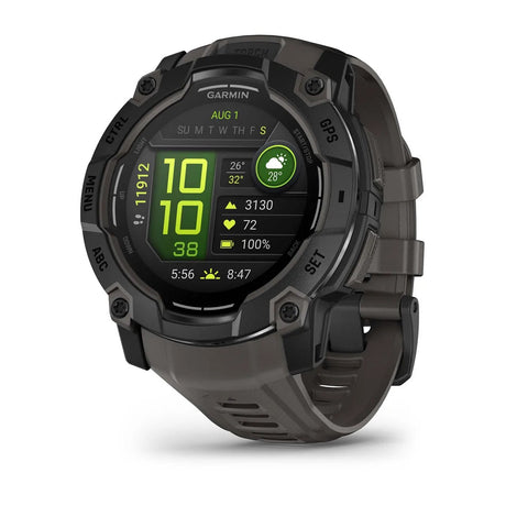 Garmin - Instinct 3 Amoled 50 mm Smartwatch // Sort/Charcoal fra Garmin - billede nr. 1 hos GrejFreak.dk