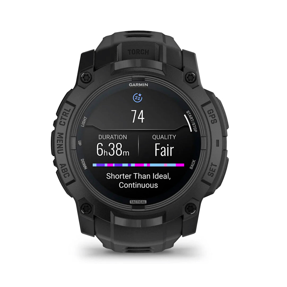 Garmin - Instinct 3 AMOLED 50 mm TACTICAL Smartwatch // Sort fra Garmin - billede nr. 3 hos GrejFreak.dk