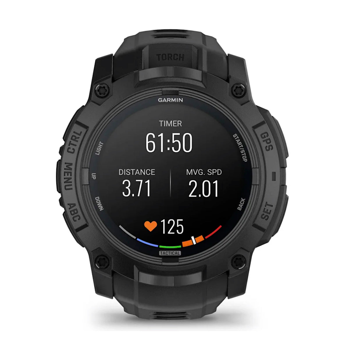 Garmin - Instinct 3 AMOLED 50 mm TACTICAL Smartwatch // Sort fra Garmin - billede nr. 6 hos GrejFreak.dk