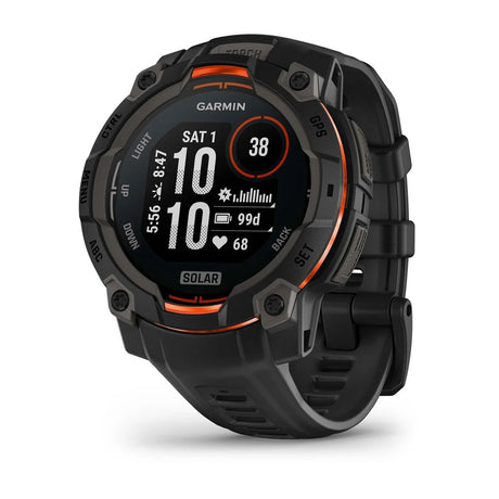 Garmin - Instinct 3 Solar 45 mm Smartwatch // Sort fra Garmin - billede nr. 1 hos GrejFreak.dk