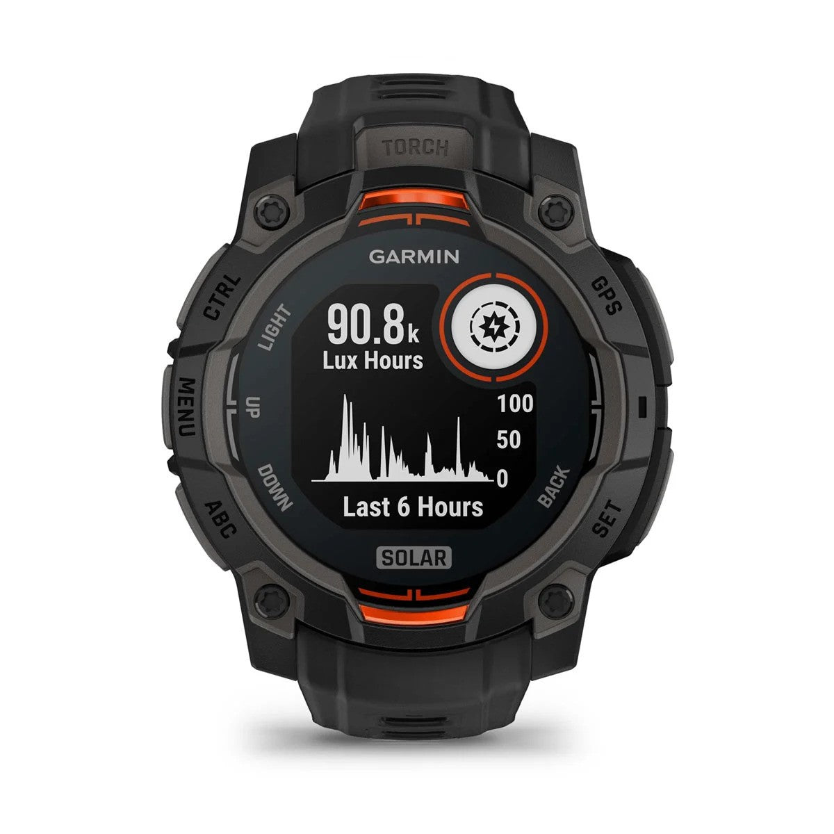 Garmin - Instinct 3 Solar 45 mm Smartwatch // Sort fra Garmin - billede nr. 2 hos GrejFreak.dk